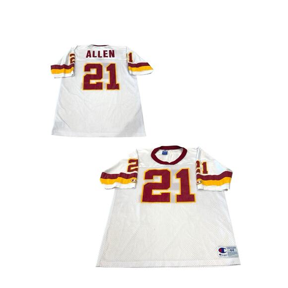 Champion #21 Terry Allen Washington Redskins Jersey - 44 Large Vintage, ca 1990 - Picture 1 of 7